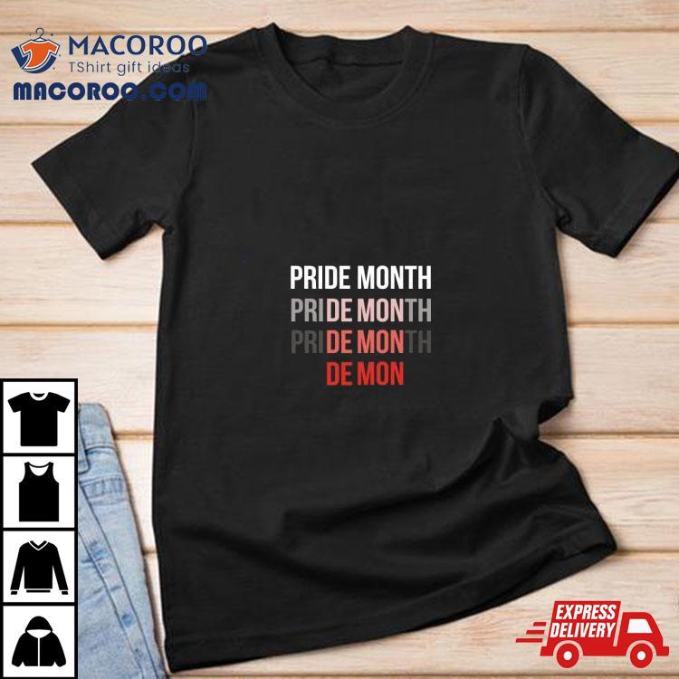 Pride Month Demon Shirt Pride Month Demon Shirt