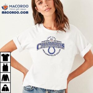 Afc Eastern Division Champions Indianapolis Colts Vintage Tshirt
