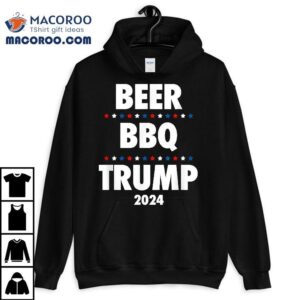 Beer Bbq Trump 2024 Election Shirt