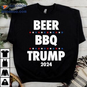 Beer Bbq Trump 2024 Election Shirt