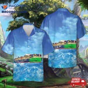 Cma Cgm Group Jacques Saade Container Ship Hawaiian Shirt