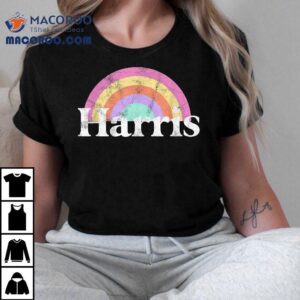 Cute Kamala Harris Retro Vintage Rainbow Shirt