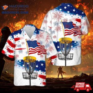 Disc Golf, 4th Of July Hawaiian Shirt