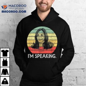 Funny Vintage I’m Speaking Gift Vice President Kamala Harris Shirt