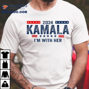 I'm With Her Kamala Vote For 2024 President Kamala-harris Shirt 2 I M With Her Kamala Vote For President Kamala Harris Tshirt