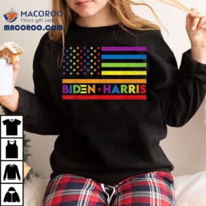 Joe Biden Kamala Harris Rainbow Gay Pride Lgbt Election Tshirt