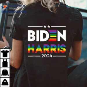 Joe Biden Kamala Harris Rainbow Gay Pride Lgbt Election Tshirt