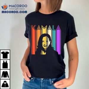 Kamala Harris Gift Retro Art Portrait Silhouette 2020 Shirt