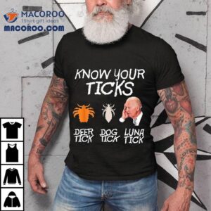 Know Your Ticks Joe Biden Gop Trump Funny Sleepy Creepy Tshirt