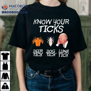 Know Your Ticks Joe Biden Gop Trump Funny Sleepy Creepy Tshirt