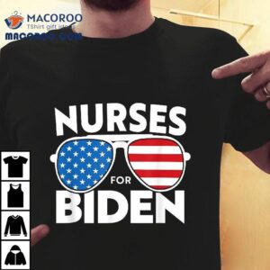 Nurses For Biden Cool Uncle Joe Aviator Vote Tshirt
