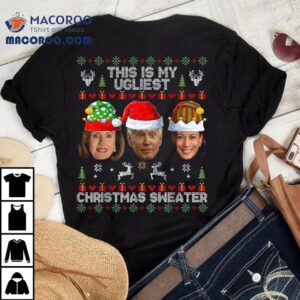 This Is My Ugliest Christmas Sweater Funny Joe Biden Kamala Tshirt