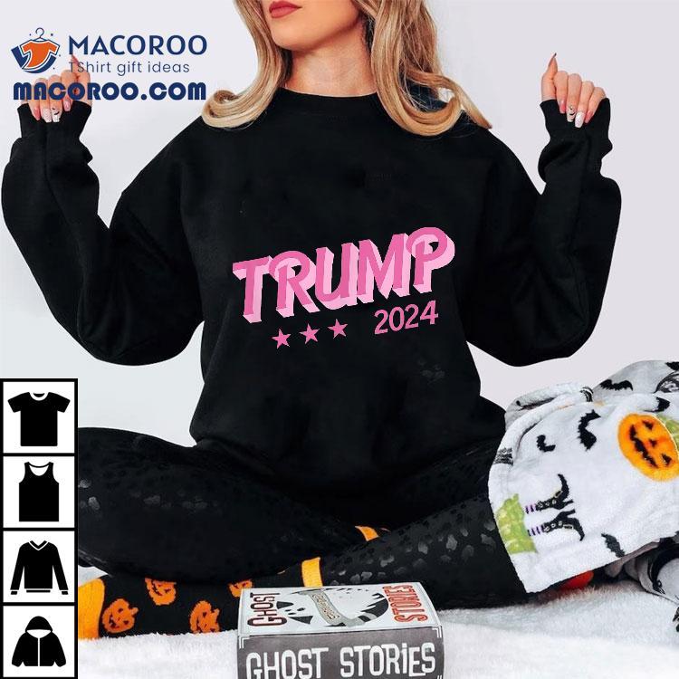 Trump 2024 – Funny Donald Pink Bubble Letters Shirt Trump 2024 – Funny Donald Pink Bubble Letters Shirt