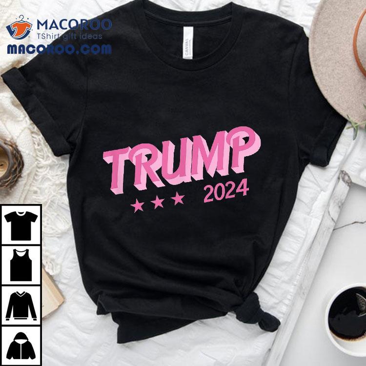 Trump 2024 – Funny Donald Pink Bubble Letters Shirt Trump 2024 – Funny Donald Pink Bubble Letters Shirt