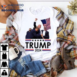 Trump Fist Pump Shot At Survives Rally Tshirt