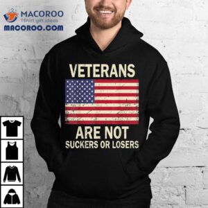 Veterans Are Not Suckers Or Losers Biden Anti Trump Tshirt