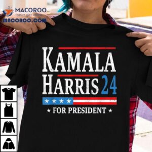 Vintage Kamala Harris 2024 For President Election Campaign Shirt