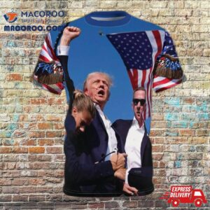 Vote For Trump 2024 Fight 3D Shirt