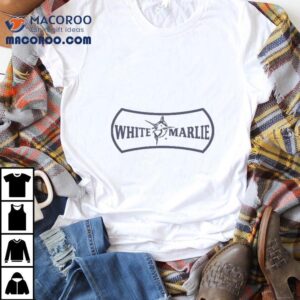 White Marlie Fish Logo Shirt