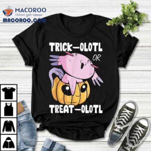 Axolotl Halloween Costume Pumpkin Shirt