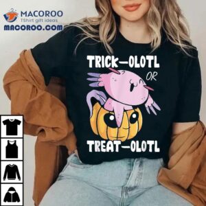 Axolotl Halloween Costume Pumpkin Tshirt