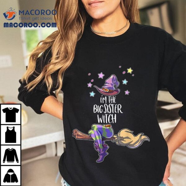 Big Sister Witch Halloween Group Matching Shirt