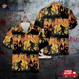 Bigfoot Halloween Hawaiian Shirt