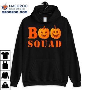 Boo Squad Funny Halloween Pumpkins Tshirt