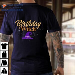 Cute Birthday Witch Halloween Costume Gif Tshirt