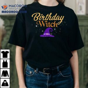 Cute Birthday Witch Halloween Costume Gif Tshirt