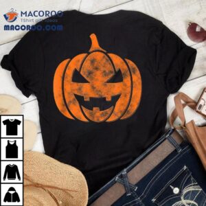 Cute Funny Retro Vintage Halloween Pumpkin Tshirt