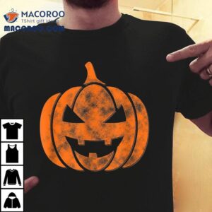 Cute Funny Retro Vintage Halloween Pumpkin Tshirt