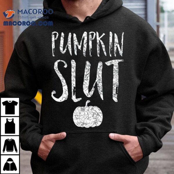 Cute Halloween Pumpkin Slut Shirt