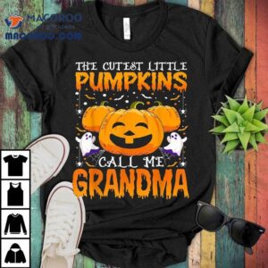 Cutest Little Pumpkins Call Me Grandma Halloween Pumpkin Shirt