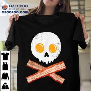 Egg Bacon Spooky Skull Gift Halloween Tshirt