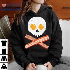 Egg Bacon Spooky Skull Gift Halloween Tshirt