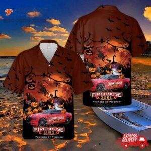 Firehouse Subs Halloween Hawaiian Shirt