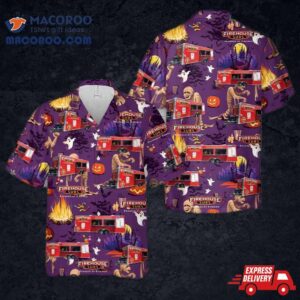 Firehouse Subs Halloween Hawaiian Shirt