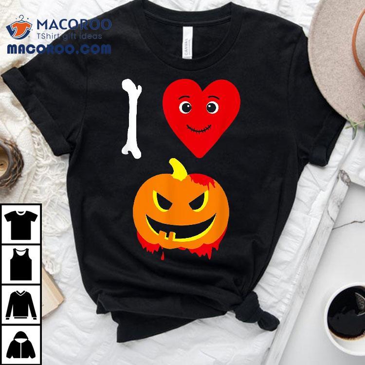 Halloween Pumpkin I Love Scary For Kids Teens Shirt Halloween Pumpkin I Love Scary For Kids Teens Shirt