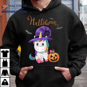 Halloween Unicorn Witch Tshirt