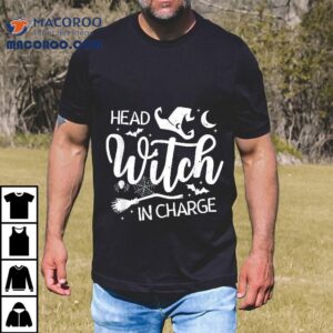 Head Witch In Charge Funny Halloween Hat For Shirt