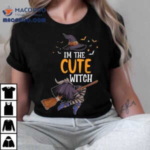 I’m The Cute Witch Halloween Matching Group Costume Shirt