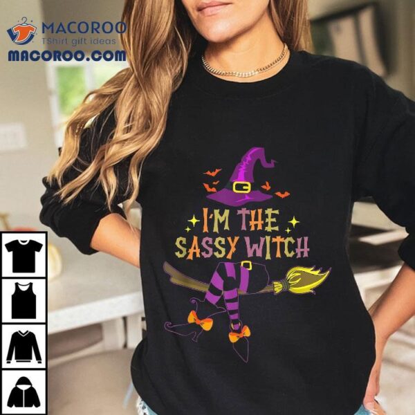 I’m The Sassy Witch Halloween Matching Group Costume Shirt