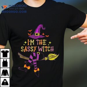 I M The Sassy Witch Halloween Matching Group Costume Tshirt