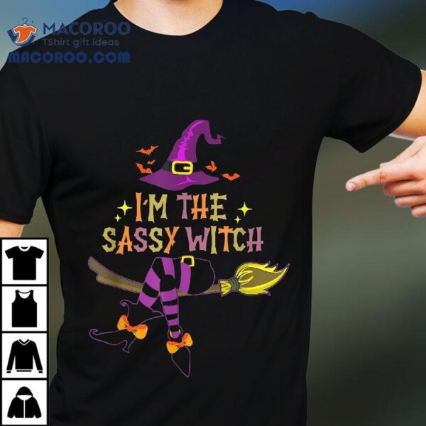 I’m The Sassy Witch Halloween Matching Group Costume Shirt