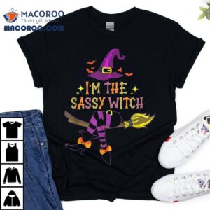 I M The Sassy Witch Halloween Matching Group Costume Tshirt