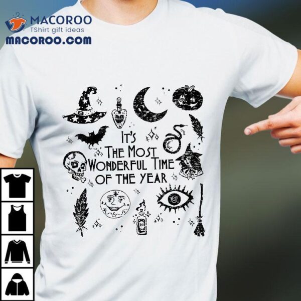 It’s The Most’s Wonderful Witch Time Of Year Halloween Shirt