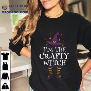 Matching Halloween Costume I’m The Crafty Witch Shirt