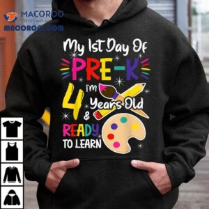 My First Day Of Pre K Years Old Back To School Tshirt