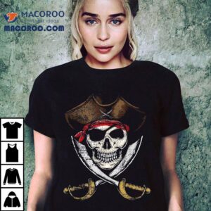 Pirate Skull Halloween Vintage Shirt